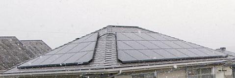シャープ 太陽光パネルの完成